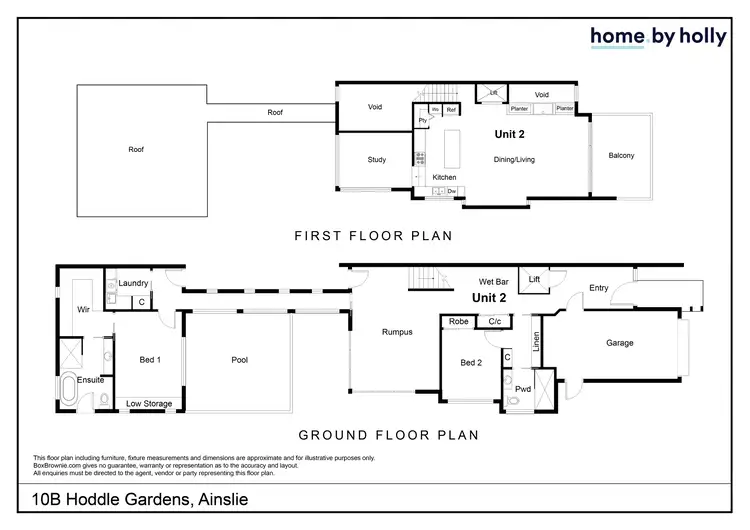 Floorplan of Homely house listing, 10B Hoddle Gardens, Ainslie ACT 2602