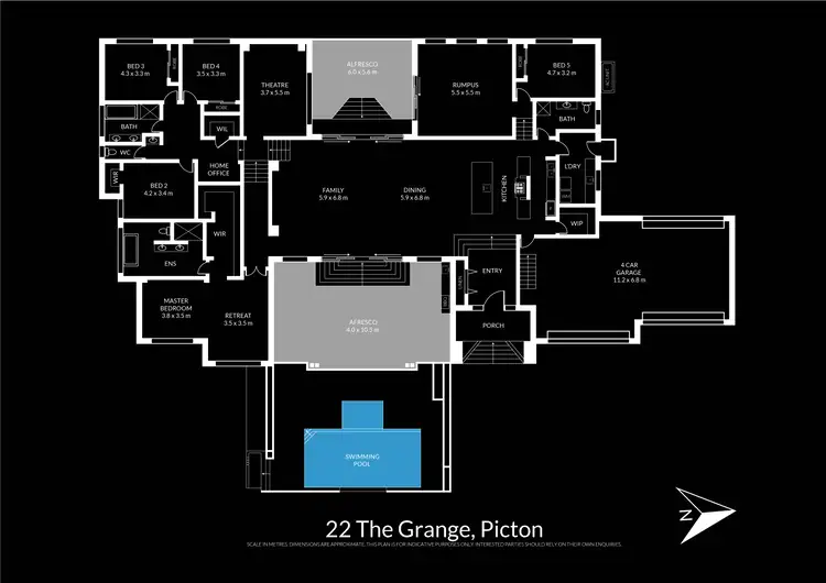 Floorplan of Homely house listing, 22 The Grange, Picton NSW 2571