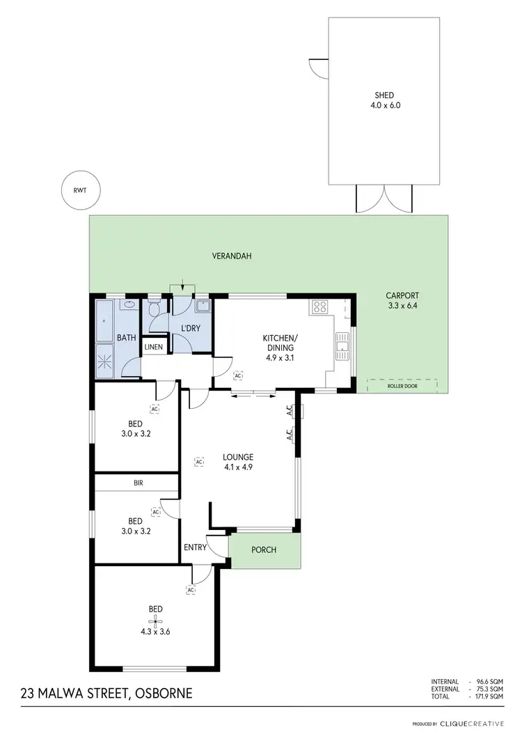 Floorplan of Homely house listing, 23 Malwa Street, Osborne SA 5017
