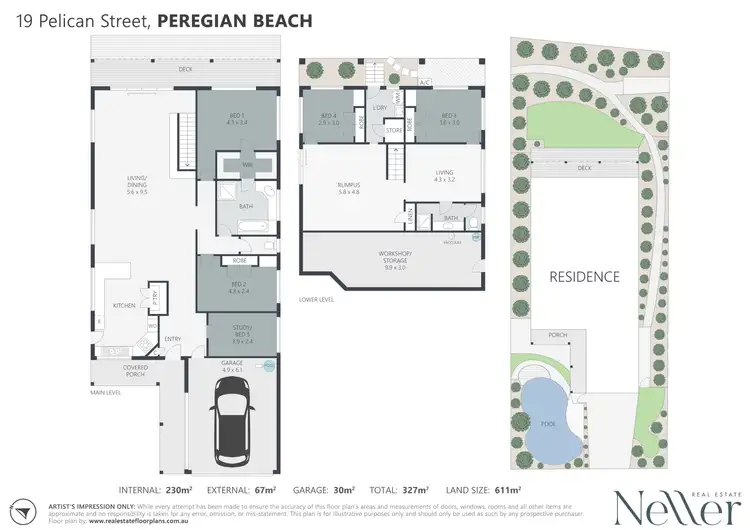Floorplan of Homely house listing, 19 Pelican Street, Peregian Beach QLD 4573