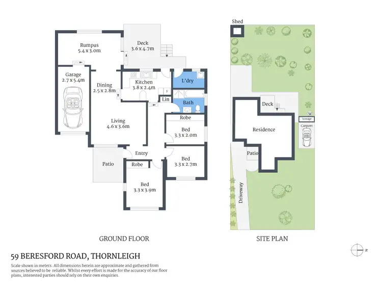 Floorplan of Homely house listing, 59 Beresford Road, Thornleigh NSW 2120