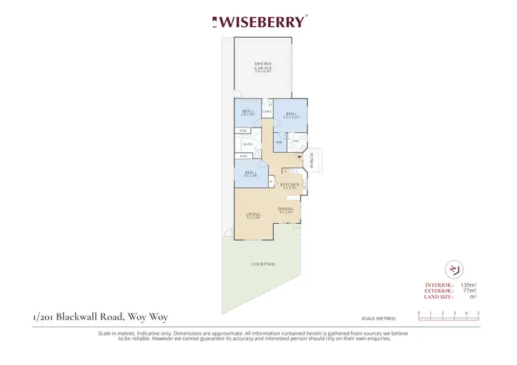 Floorplan of Homely villa listing, 1/201 Blackwall Road, Woy Woy NSW 2256