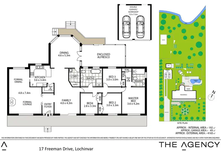 Floorplan of Homely house listing, 17 Freeman Drive, Lochinvar NSW 2321