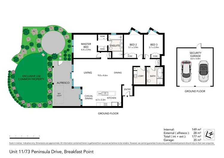 Floorplan of Homely apartment listing, 11/73 Peninsula Drive, Breakfast Point NSW 2137