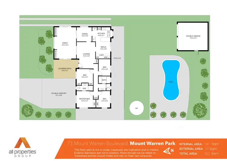 Floorplan of Homely house listing, 73 Mount Warren Boulevard, Mount Warren Park QLD 4207