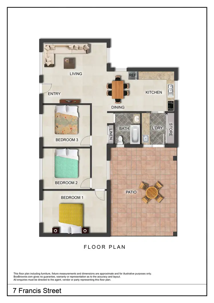 Floorplan of Homely house listing, 7 Francis Street, Gillen NT 870