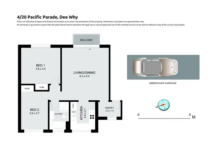 Floorplan of Homely apartment listing, 4/20 Pacific Parade, Dee Why NSW 2099