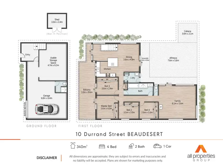 Floorplan of Homely house listing, 10 Durrand Street, Beaudesert QLD 4285