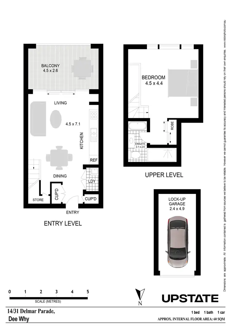 Floorplan of Homely unit listing, 14/31-35 Delmar Parade, Dee Why NSW 2099