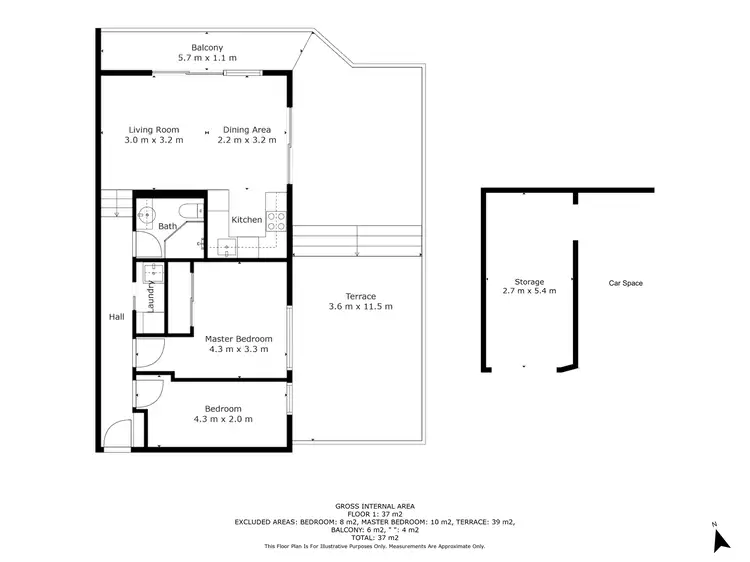 Floorplan of Homely apartment listing, 3/21 Clyde Street, Jindabyne NSW 2627