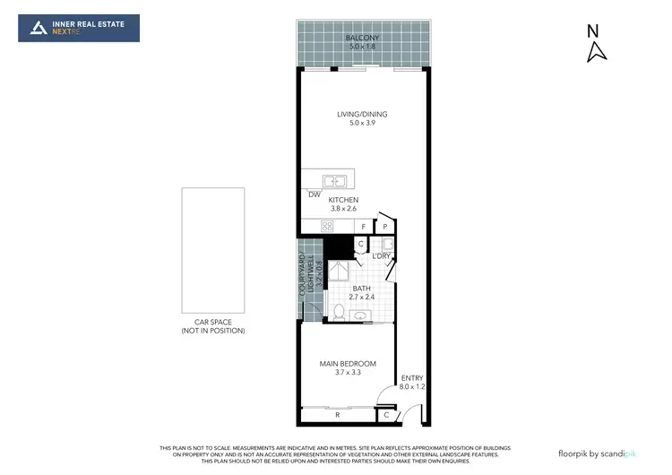 Floorplan of Homely apartment listing, 621/18 Albert Street, Footscray VIC 3011