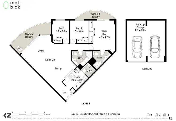 Floorplan of Homely apartment listing, 64C/1-3 McDonald Street, Cronulla NSW 2230