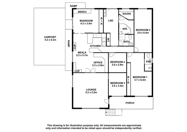 Floorplan of Homely house listing, 40 Parklands Terrace, Beachport SA 5280