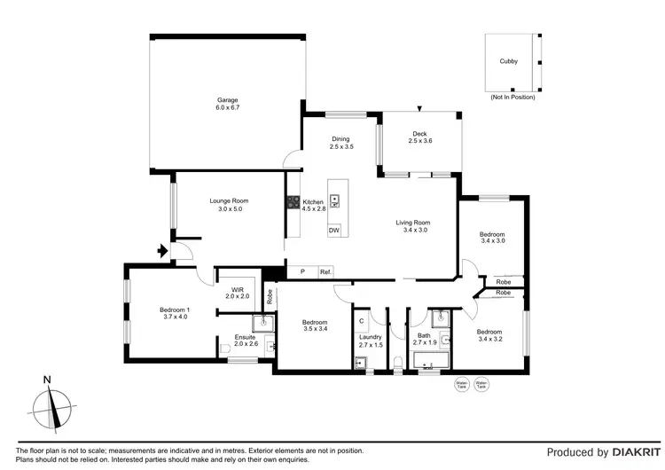 Floorplan of Homely house listing, 18 Elisa Place, Hastings VIC 3915