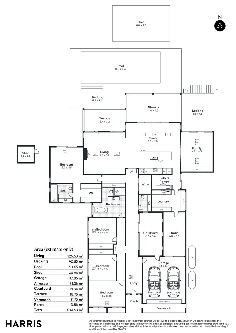 Floorplan of Homely house listing, 15 Ayers Hill Road, Stirling SA 5152