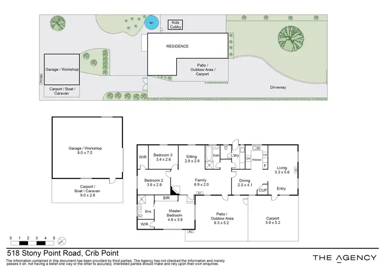 Floorplan of Homely house listing, 518 Stony Point Road, Crib Point VIC 3919