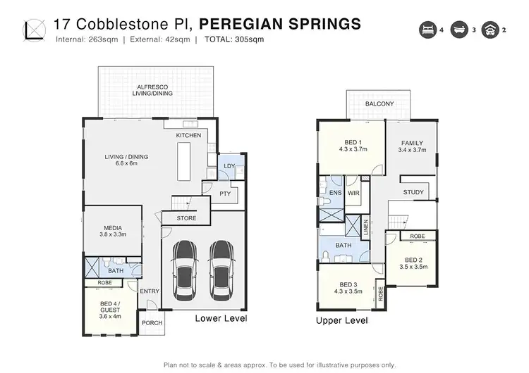 Floorplan of Homely house listing, 17 Cobblestone Place, Peregian Springs QLD 4573