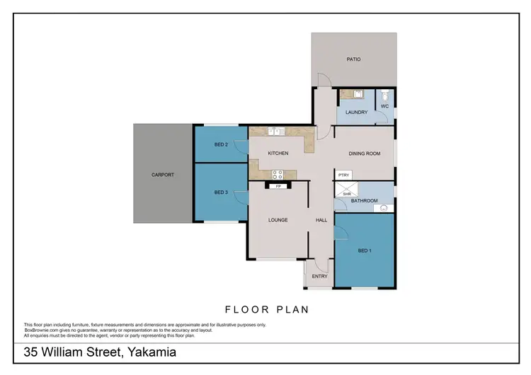 Floorplan of Homely house listing, 35 William Street, Yakamia WA 6330