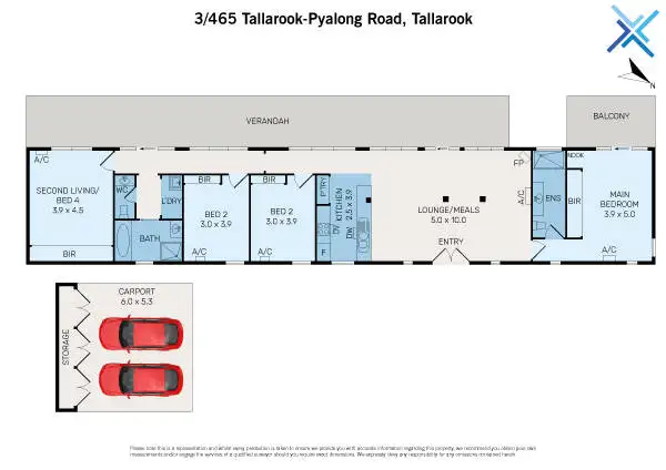 Floorplan of Homely house listing, 3/465 Tallarook-Pyalong Road, Tallarook VIC 3659