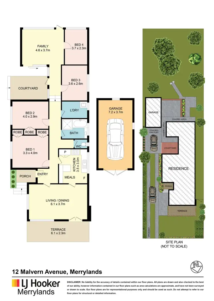 Floorplan of Homely house listing, 12 Malvern Avenue, Merrylands NSW 2160