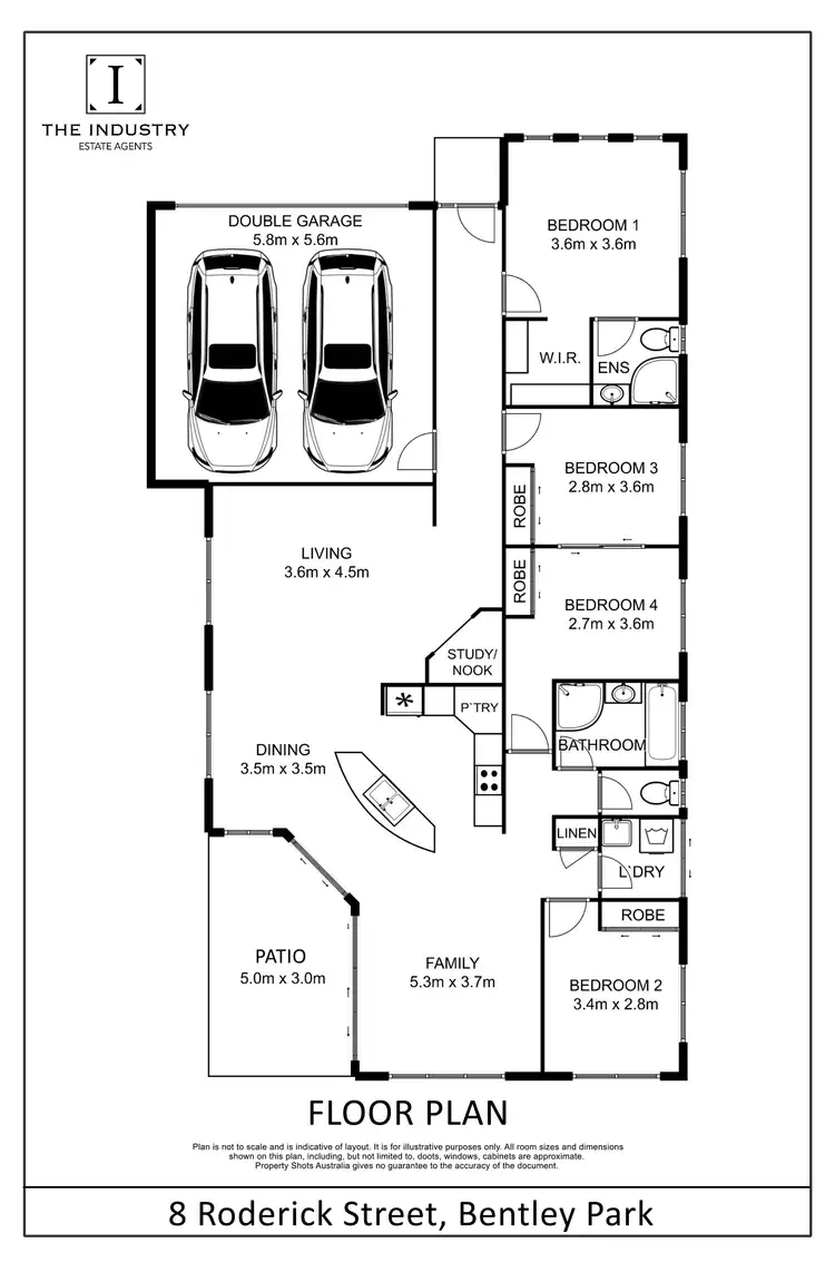 Floorplan of Homely house listing, 8 Roderick Street, Bentley Park QLD 4869