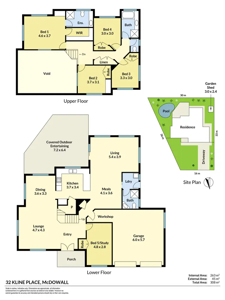 Floorplan of Homely house listing, 32 Kline Place, Mcdowall QLD 4053