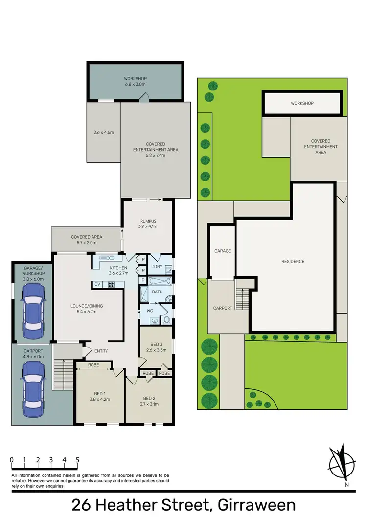 Floorplan of Homely house listing, 26 Heather Street, Girraween NSW 2145