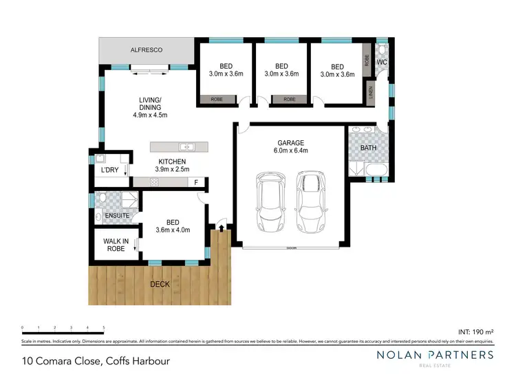 Floorplan of Homely house listing, 10 Comara Close, Coffs Harbour NSW 2450