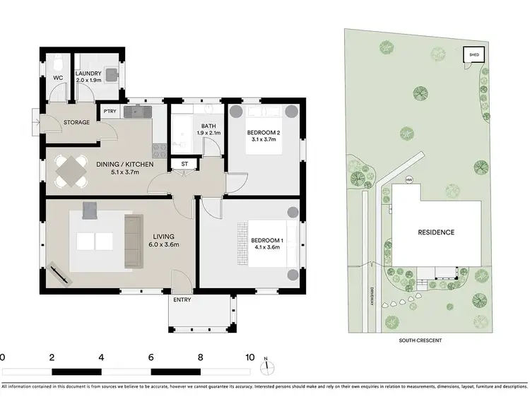Floorplan of Homely house listing, 8 South Crescent, Heidelberg West VIC 3081