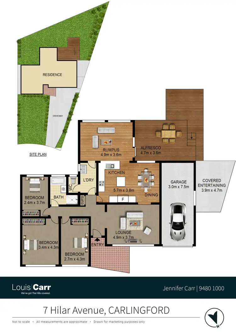 Floorplan of Homely house listing, 7 Hilar Avenue, Carlingford NSW 2118