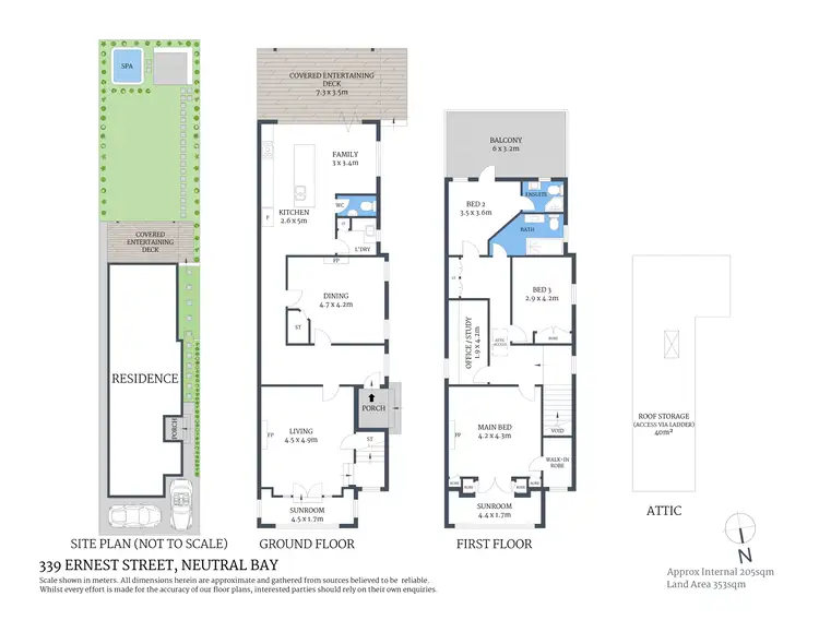 Floorplan of Homely house listing, 339 Ernest Street, Neutral Bay NSW 2089