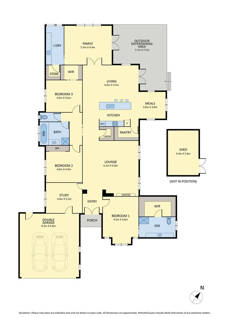 Floorplan of Homely house listing, 1 Abbey Court, Gisborne VIC 3437