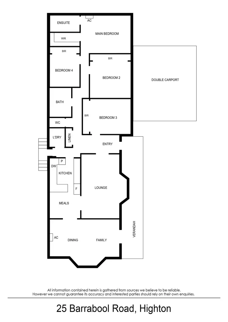 Floorplan of Homely house listing, 25 Barrabool Road, Belmont VIC 3216