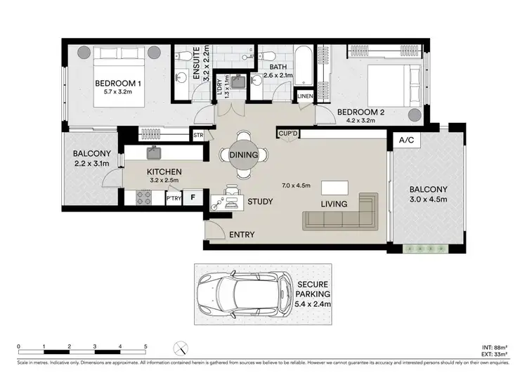Floorplan of Homely unit listing, 209/3 Stromboli Strait, Wentworth Point NSW 2127