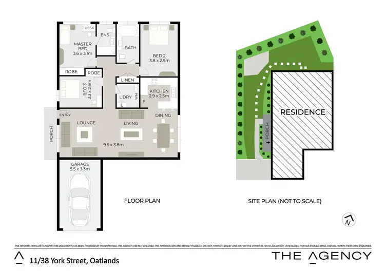 Floorplan of Homely townhouse listing, 11/38 York Street, Oatlands NSW 2117