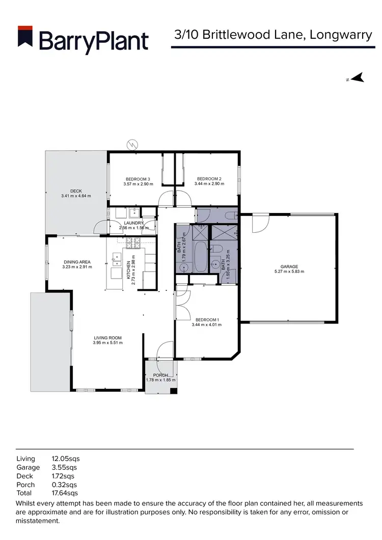 Floorplan of Homely house listing, 3/10 Brittlewood Lane, Longwarry VIC 3816