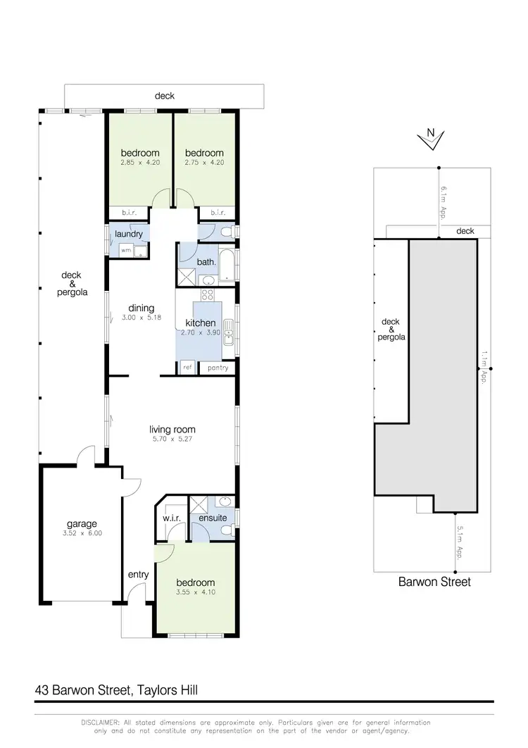 Floorplan of Homely house listing, 43 Barwon Street, Taylors Hill VIC 3037