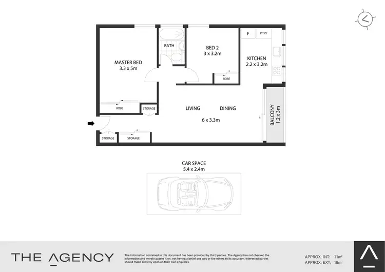 Floorplan of Homely apartment listing, 10/3 Yeo Street, Neutral Bay NSW 2089