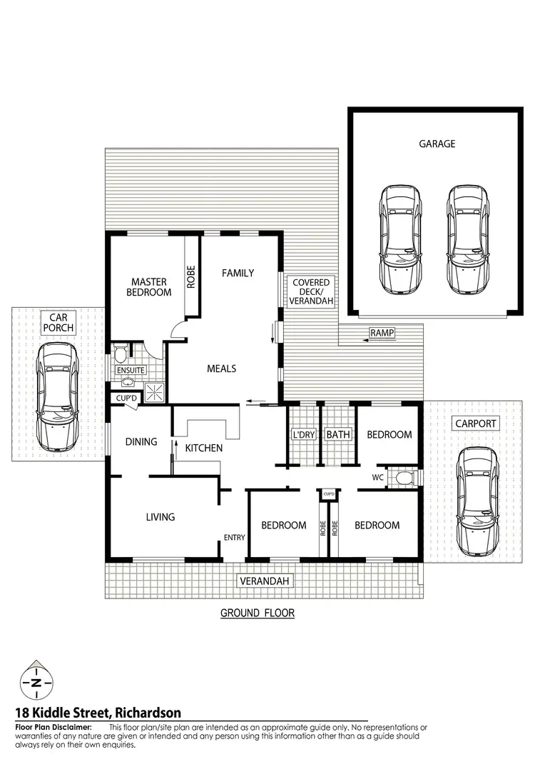 Floorplan of Homely house listing, 18 Kiddle Crescent, Richardson ACT 2905