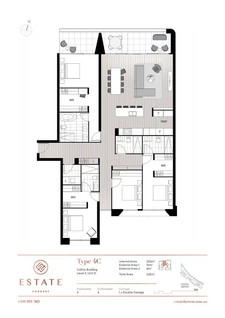 Floorplan of Homely apartment listing, 21/7 State Circle, Forrest ACT 2603