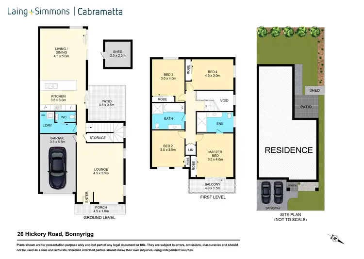 Floorplan of Homely house listing, 26 Hickory Road, Bonnyrigg NSW 2177