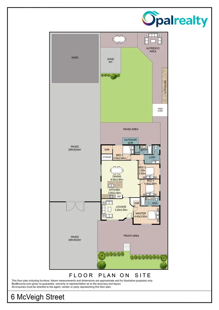 Floorplan of Homely house listing, 6 McVeigh Street, Singleton WA 6175