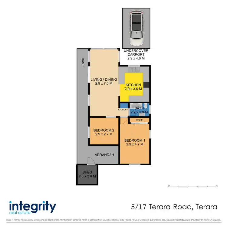 Floorplan of Homely house listing, 5/17 Terara Road, Terara NSW 2540