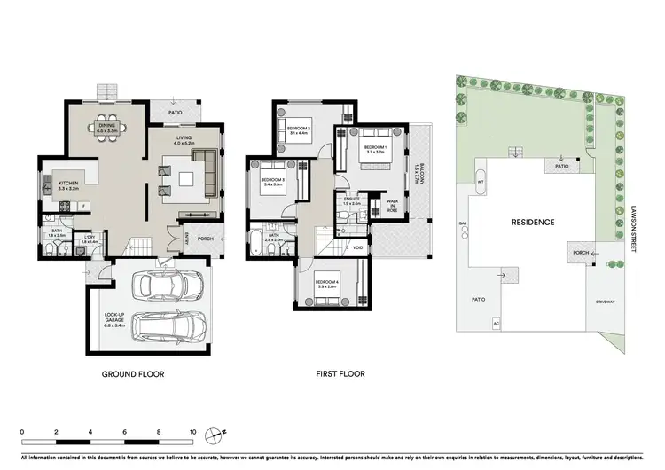 Floorplan of Homely semi-detached listing, 3 Lawson Street, Panania NSW 2213