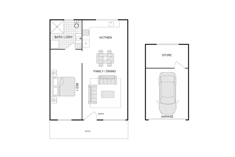 Floorplan of Homely apartment listing, 4/31 Gilmore Place, Queanbeyan West NSW 2620