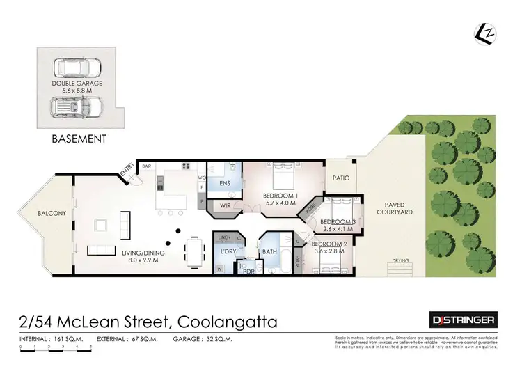 Floorplan of Homely unit listing, 2/54 McLean Street, Coolangatta QLD 4225