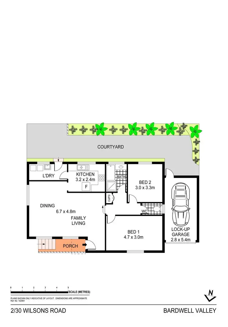Floorplan of Homely villa listing, 2/30-32 Wilsons Road, Bardwell Valley NSW 2207