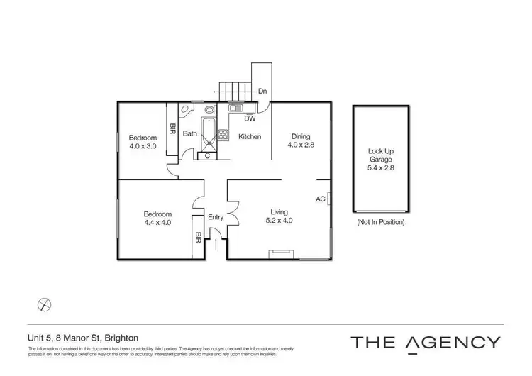 Floorplan of Homely apartment listing, 5/8 Manor Street, Brighton VIC 3186