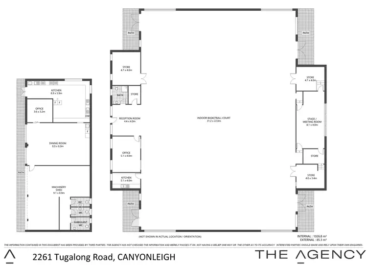 Floorplan of Homely rural property listing, 2261 Tugalong Road, Canyonleigh NSW 2577