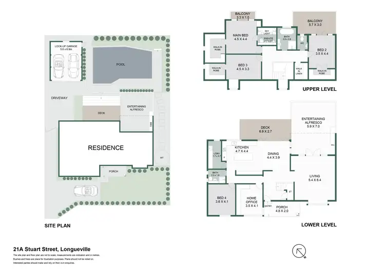 Floorplan of Homely house listing, 21A Stuart Street, Longueville NSW 2066